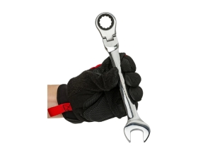 Комбинированный ключ с трещоткой и шарниром, 18 мм YATO YT-1684