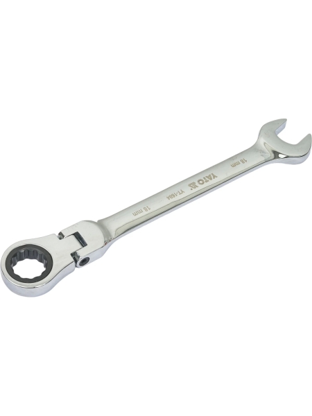 Комбинированный ключ с трещоткой и шарниром, 18 мм YATO YT-1684