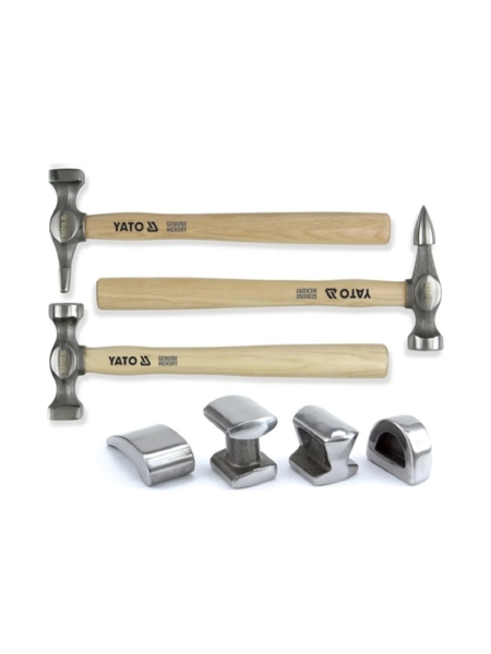 Молотки рихтовочные Набор из 7шт YT-4590 37154590 092 1