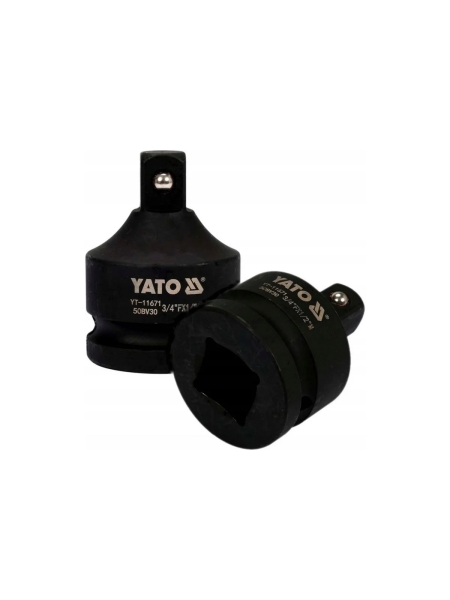 Переходник YATO 3/4" F x 1/2" M ударный YT-11671, 361411671 228 1
