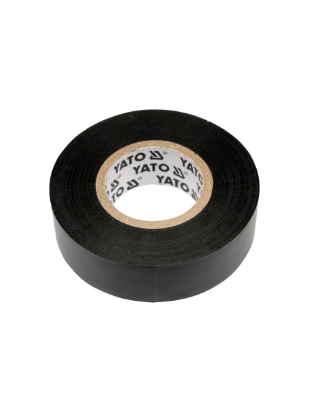 Изолента ПВХ YATO 19 мм, 20 м, черная YT-8165
