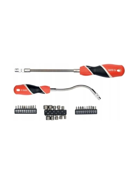 Отвертка гибкая YATO с битами 31 пр YT-25972 361325972 092 1