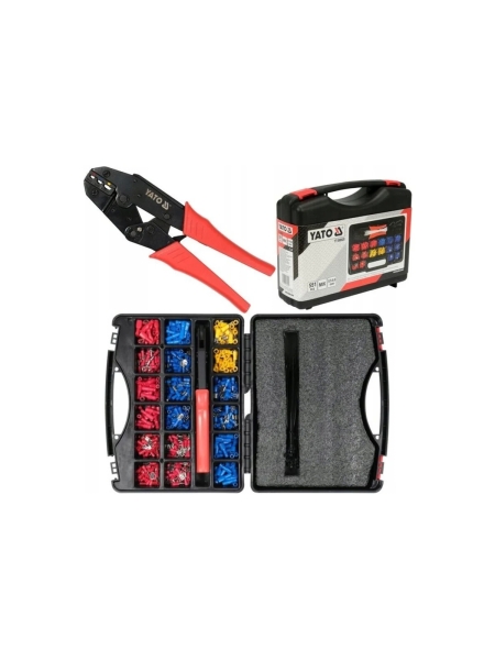 Набор кабельных наконечников с плоскогубцами YATO YT-068920