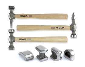 Молотки рихтовочные Набор из 7шт YT-4590 37154590 092 1