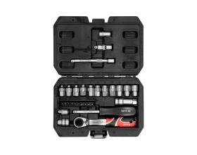 Набор торцевых проходных головок YATO SPLINE 1/4" YT-38650