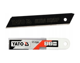 Лезвия для ножа YATO 18мм, SK2H -10шт YT-75261 371575261 092 1