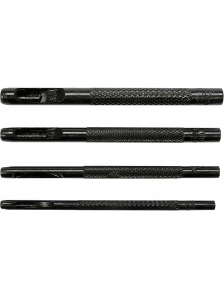 Набор пробойников для кожи YATO 2,3,4,5мм 4 предмета YT-35880 371435880 092 1