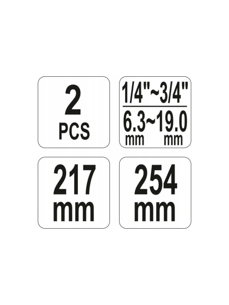 Многофункциональные щипцы для шлангов и проводов YATO YT-0645