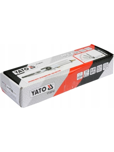 Ленточная пневмошлифмашина YATO 10х330 мм YT-09741