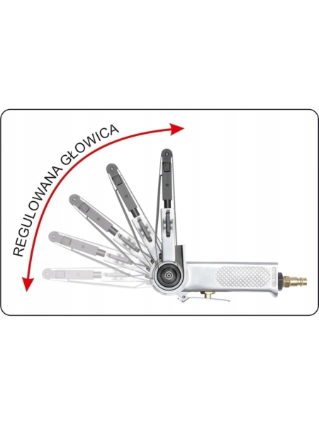 Ленточная пневмошлифмашина YATO 10х330 мм YT-09741