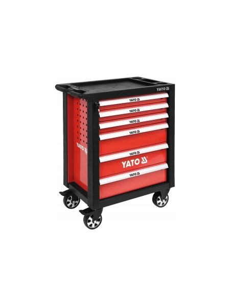 Инструментальная тележка YATO с 6 ящиками YT-55299