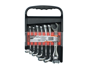 Набор разрезных ключей с шарниром YATO 7 шт. YT-0190