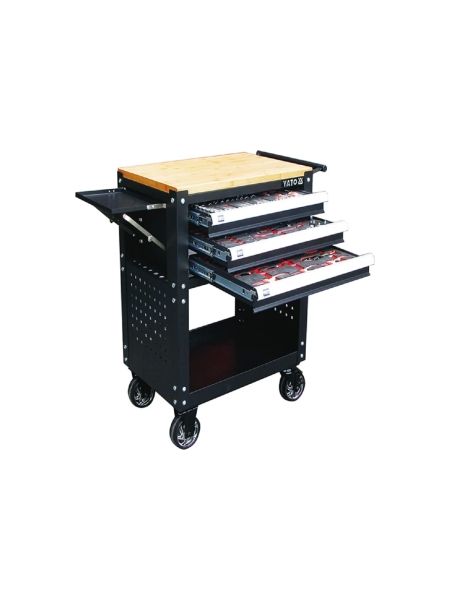 Инструментальная тележка с набором ложементов YATO YT-55280 162 предмета 396255280 092 1