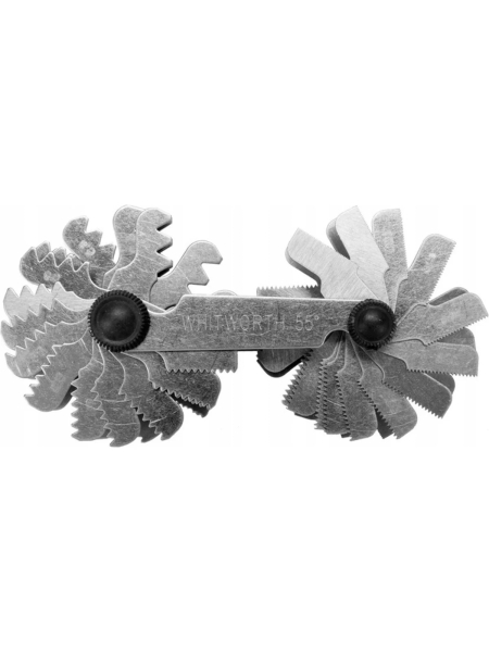 Резьбомер YATO метрический и Витворта 52 лезвия 4,0-62,0мм YT-29984