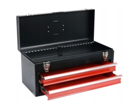 Металлический ящик для инструмента YATO с 2-мя выдвижными полками YT-08872