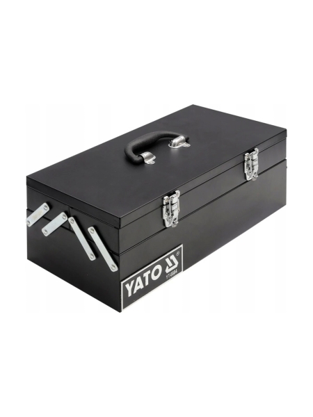 2-х ярусный металлический ящик для инструмента YATO 460х200х180мм YT-0884