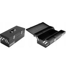 2-х ярусный металлический ящик для инструмента YATO 460х200х180мм YT-0884