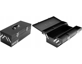 2-х ярусный металлический ящик для инструмента YATO 460х200х180мм YT-0884