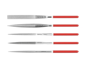 Надфили алмазные YATO в наборе 5x180x70мм 5пр YT-6156 37146156 092 1