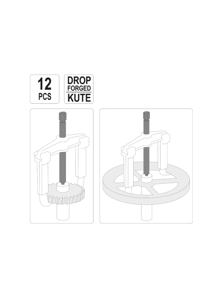 Набор съемников американского типа YATO YT-25105