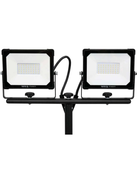 Светодиодный прожектор с подставкой YATO 2x30 Вт, 5700 Лм YT-818171 3827818171092 1