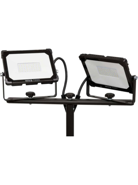 Светодиодный прожектор с подставкой YATO 2x30 Вт, 5700 Лм YT-818171 3827818171092 1