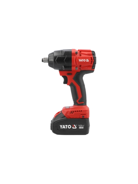 Гайковёрт ударный бесщёточный YATO 18В 850N, два аккумулятора 4AH и зарядное устройство YT-8277935