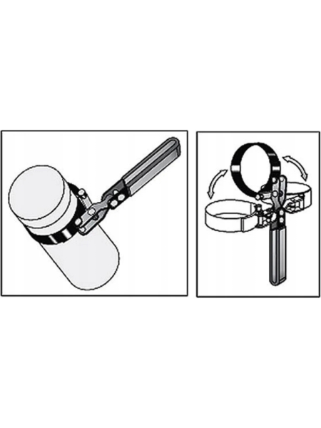 Съёмник масляного фильтра YATO 60-73мм YT-0820