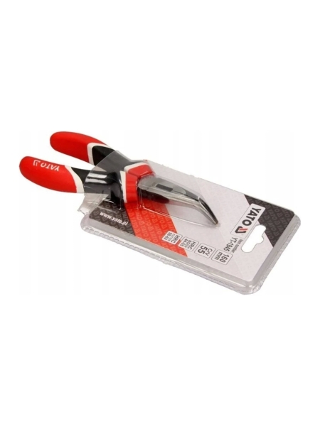 Тонкогубцы YATO изогнутые, 160мм CRV YT-1945