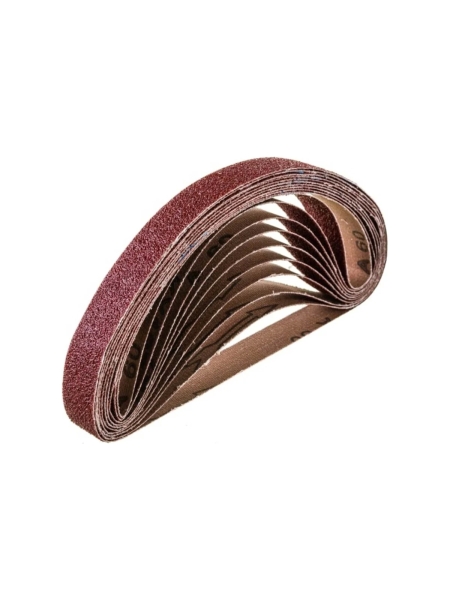 Шлифовальные ленты YATO 20x520 мм Р 80 10 шт YT-09748 367509748 092 1