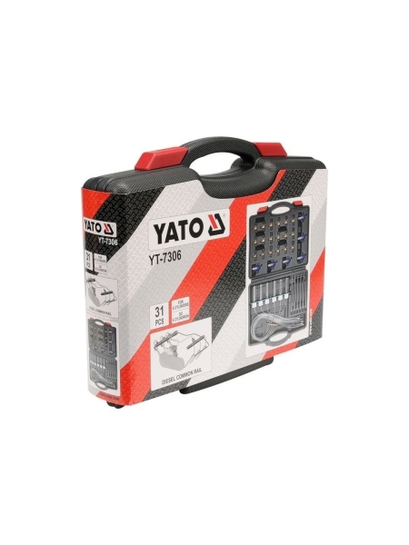 Диагностический набор для форсунок, переливной YATO 31 предмет YT-7306