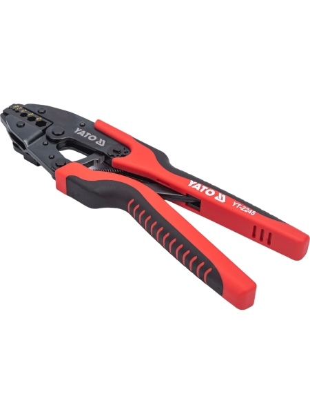 Пассатижи для обжима и зачистки проводов в наборе YATO 6 предметов (пластиковый кейс) YT-2245