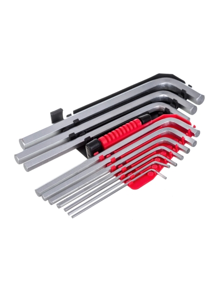 Набор шестигранников YATO 2,0-12мм, CrV, 9шт. YT-0508