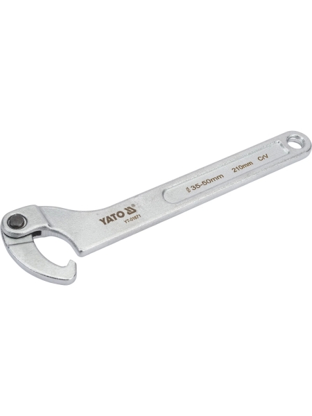 Сегментный шарнирный ключ YATO 35-50 мм, с крючком YT-01671 371301671 228 1