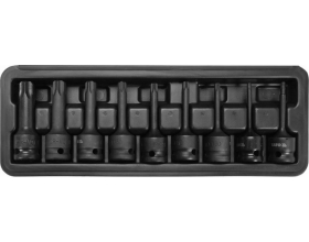 Набор торцевых ударных ключей YATO 1/2" Torx Т20-Т70 9 предметов YT-10654