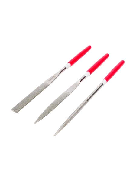 Алмазные надфили в наборе YATO 5x180x70мм, 3пр YT-6155