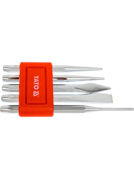 Зубила и керны в наборе YATO 5пр YT-4695 37144695 092 1