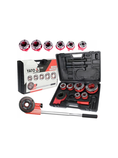 Набор трубных клуппов YATO 6 шт. 1/2"-2" YT-29003