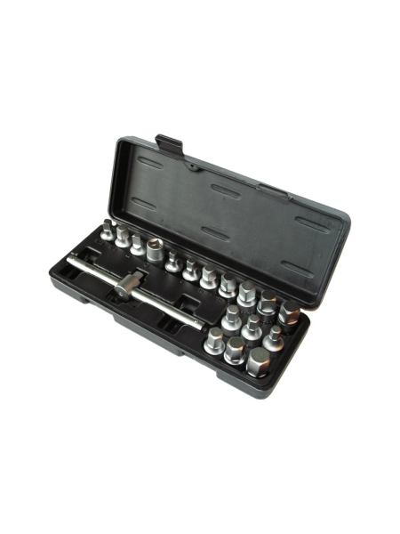 Комплект ключей для сливной пробки YATO, 18пр. YT-0599