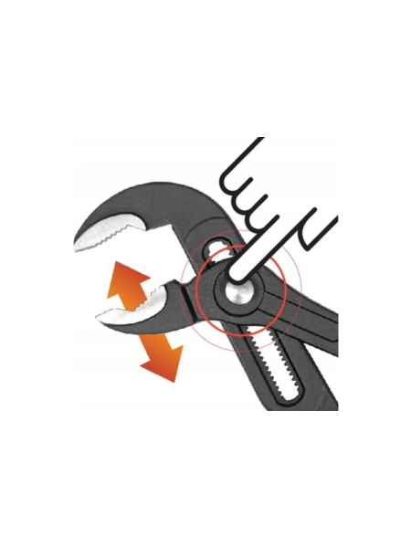 Сантехнические клещи YATO с кнопкой, 300 мм YT-20892