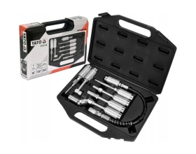 Набор наконечников для маслёнок YATO 7 предметов в пластиковом кейсе YT-07110