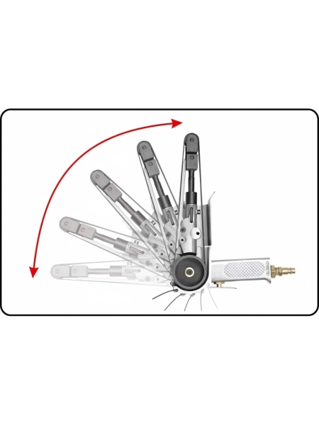 Ленточная пневмошлифмашина YATO 20x520мм YT-09742