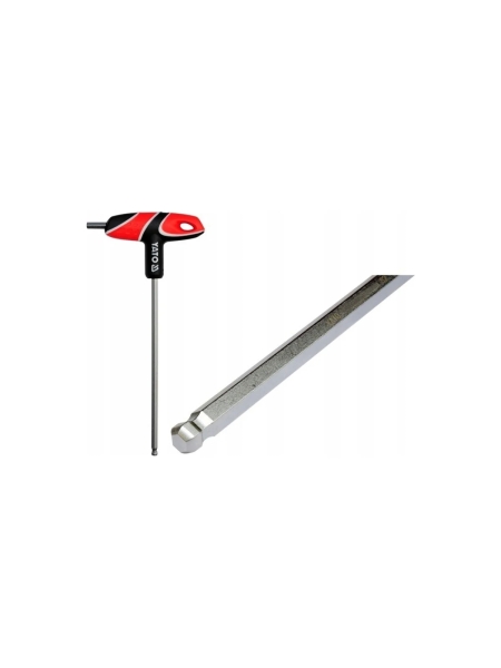 Шестигранник с Т-образной рукояткой YATO 6мм с шар. гол. YT-05591 371305591 092 1