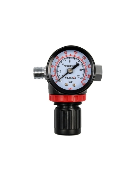 Клапан редукционный с манометром 1/4 YATO YT-2381