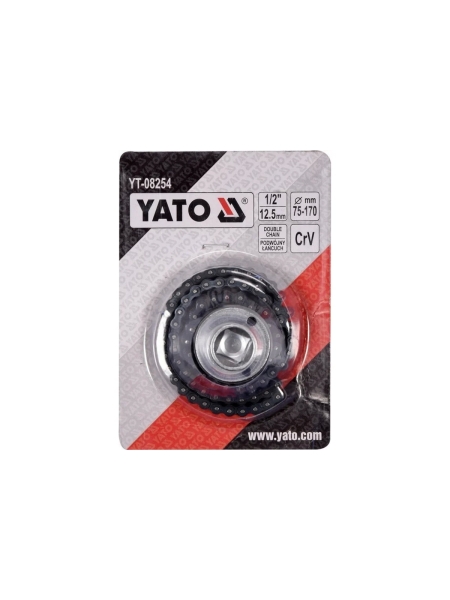 Ключ цепной для масляного фильтра YATO 75–170 мм YT-08254 371308254 092 1