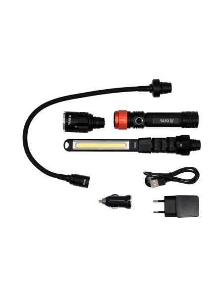 Лампа-переноска YATO 3в1 380лм + чемодан YT-08521