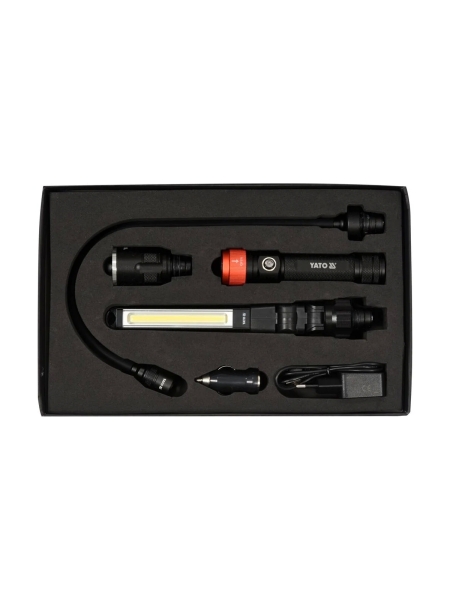 Лампа-переноска YATO 3в1 380лм + чемодан YT-08521