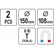 Магнитные подносы 2шт YATO YT-08302
