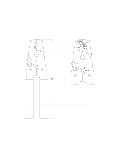 Инструмент для обжима и зачистки проводов YATO YT-2256