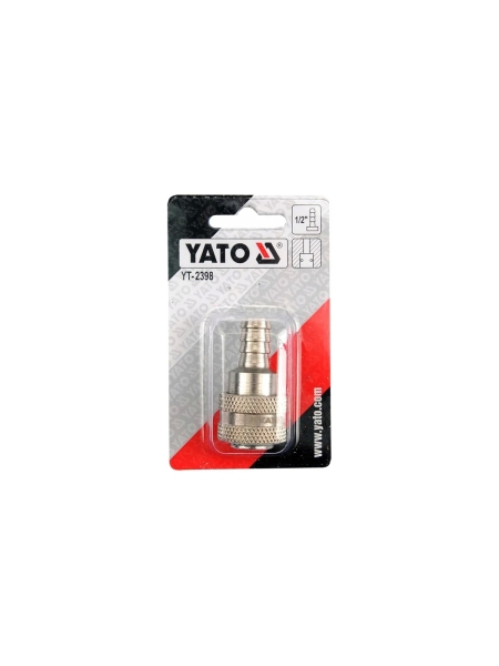 Быстроразъемное соединение рапид (мама)-10 мм для шланга YATO YT-2398